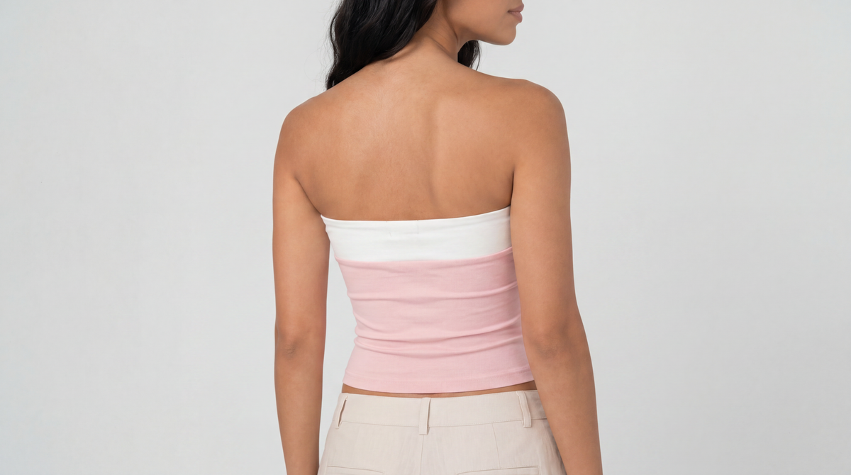 Bombshell Tube Top in Barbie Pink