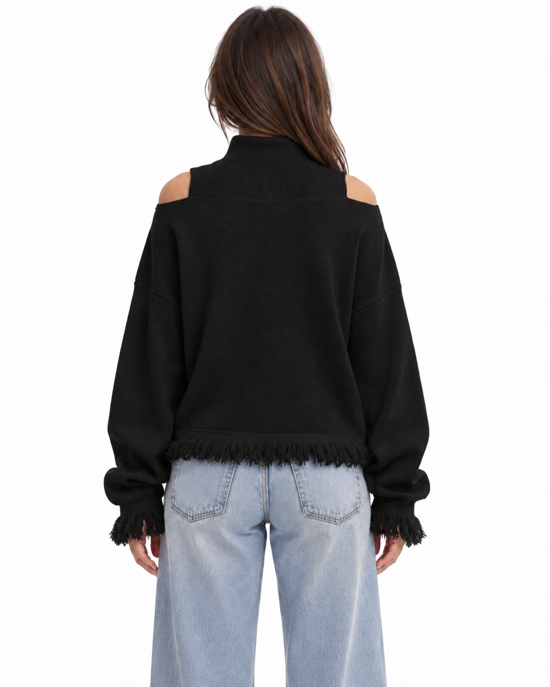Cold Shoulder Knit Set
