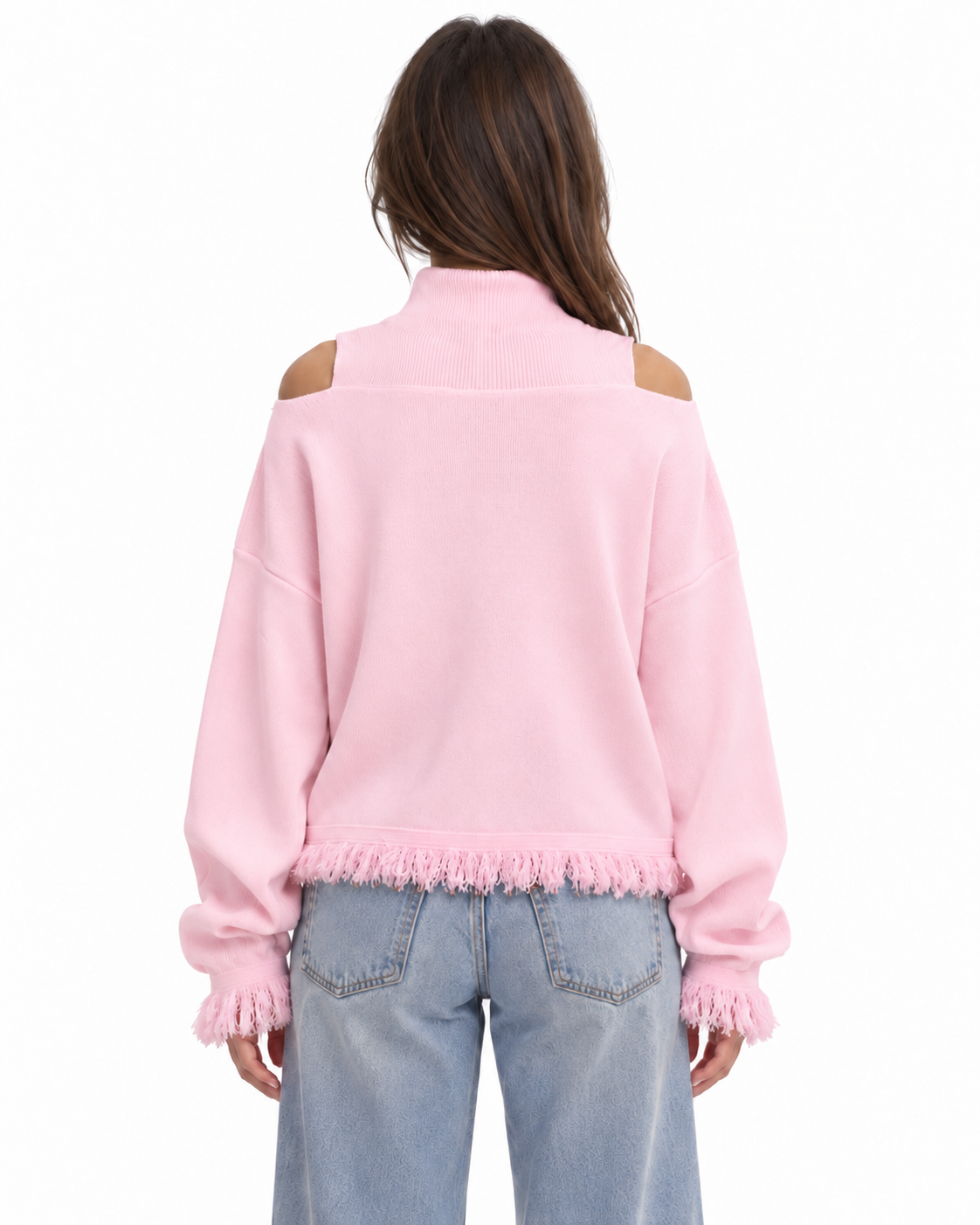 Cold Shoulder Knit Set