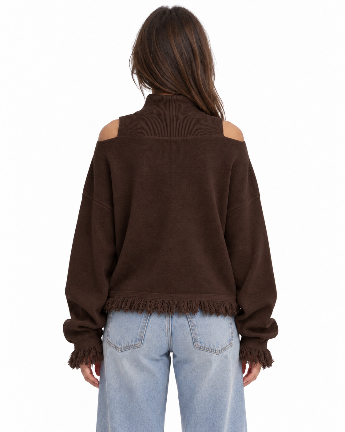 Cold Shoulder Knit Set